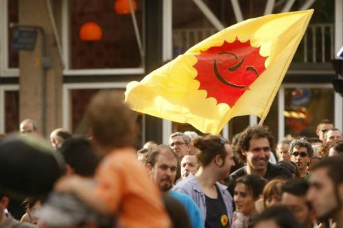 500 ecologistas del PaÃ­s Vasco, Burgos y La Rioja marchan contra GaroÃ±a [30/08/09]