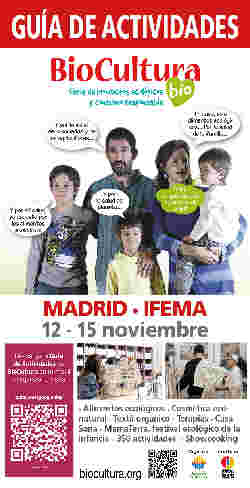 GuÃ­a de actividades Biocultura 2015 Madrid (IFEMA, 12 al 15 de noviembre)